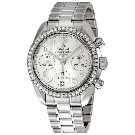 omega speedmaster diamonds|Omega Speedmaster pre owned watches.